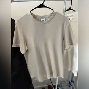 ZARA Man Textured T Shirt NEW